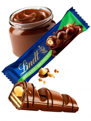 Chocolatina de Chocolate con Nocciola y Avellanas | Lindt 35 grs.