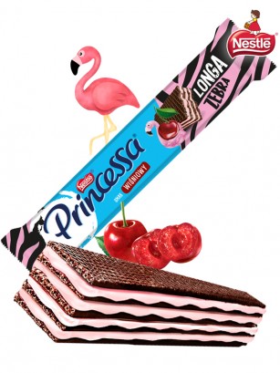 Barrita Princessa Chocolate con Cereza Nestle Zebra 37 grs