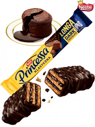 Barrita de Barquillo Princessa Chocolate Negro Nestle 41 grs.