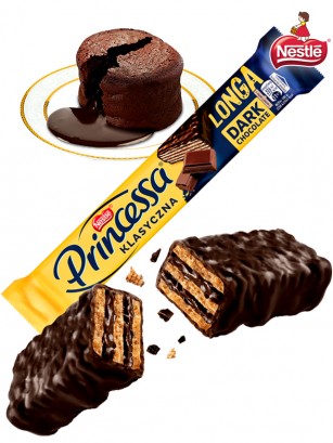 Barrita de Barquillo Princessa Chocolate Negro Nestle 41 grs.