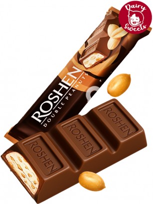 Chocolatina Roshen Doble Cacahuete | Dairy Sweets 29g.