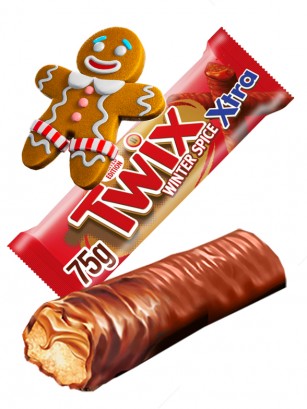 2 Barritas Twix XTRA Receta de Invierno | Edic. Limitada 46 grs.