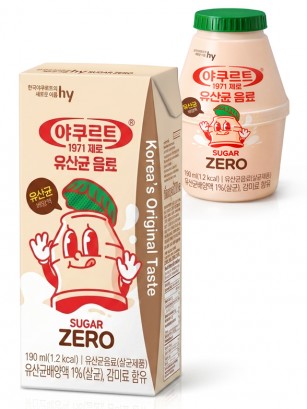 Bebida de Yogur 1971 Coreana Yakult | Sin Azúcar 190ml.