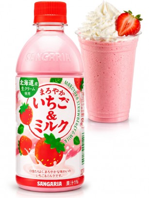 Bebida de Batido de Fresas de Primavera de Fukuoka 500 ml.