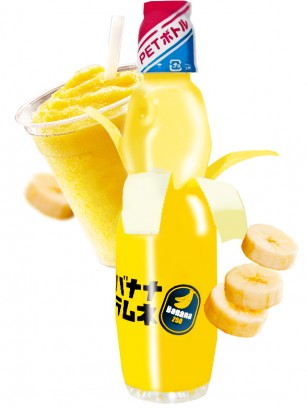 Soda Ramune de Banana 250 ml.