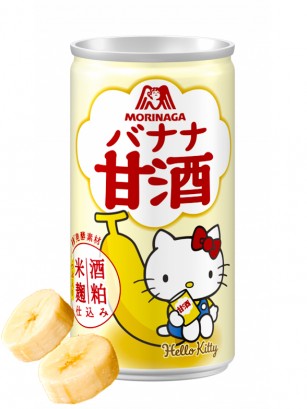 Bebida Amazake de Banana | Sin alcohol | Hello Kitty 185 grs.
