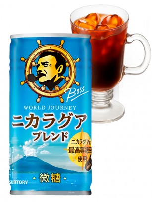 Café Latte Boss Nicaragua | Suntory 185 ml.