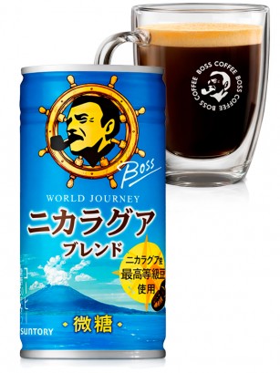 Café Latte Boss Nicaragua | Suntory 185 ml.
