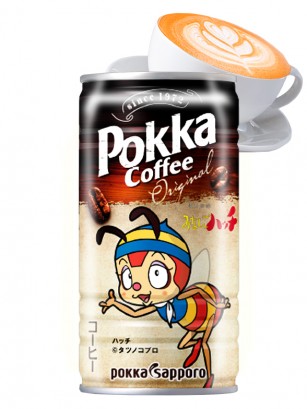 Café Latte Japonés Pokka Original | Anime Vintage | La abeja Hutch 190 grs