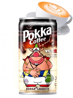 Café Latte Japonés Pokka Original | Anime Vintage | Hakushon Daimaō 190 grs