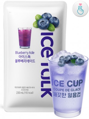 Limonada Coreana de Arándanos | Ice Talk Pouch 230 ml.