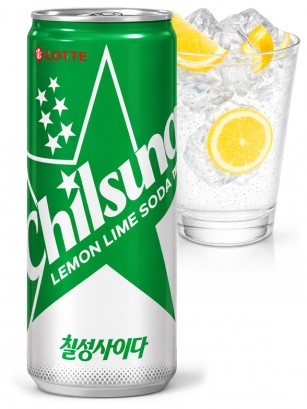 Refresco Coreano Chilsung Sparkling Original | 250 ml.