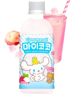 Bebida Coreana Cinnamoroll Jelly de Lychee | Sanrio 340 ml.