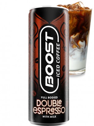Double Espresso & Milk Boost | Iced Coffee 250 ml.