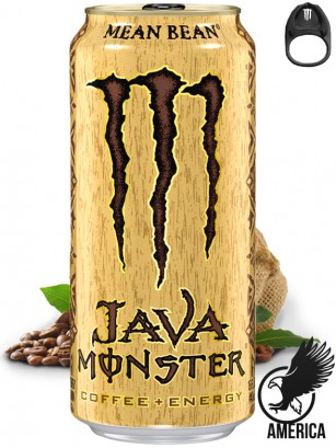 Bebida Energética con Café Monster Java Mean Bean | USA 443 ml.