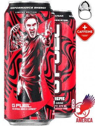 Bebida Energética G Fuel | Edición Limitada Pewdiepie 473 ml.