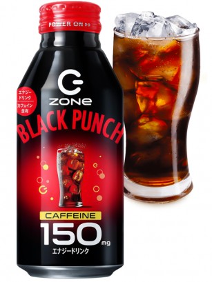 Bebida Energética Japonesa G-ZONe Energy Black Punch 400 ml.