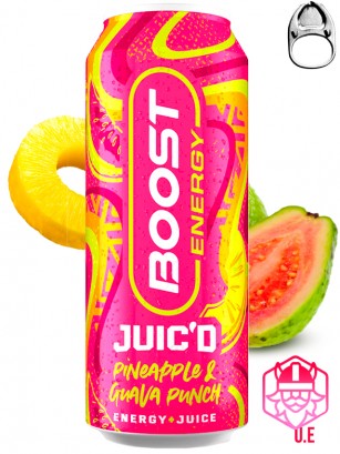 Bebida Energética de Piña y Guayaba | Boost Energy 500 ml.