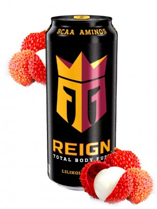 Bebida Energética Reign Lilikoi Lychee | USA 473 ml.