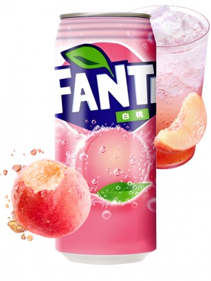 Fanta Japonesa Melocotón Blanco Momo | Festive Flavour 500 ml.