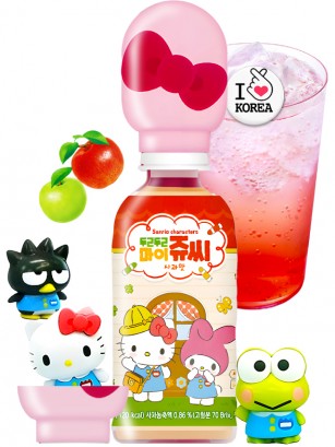 Bebida Coreana de Manzanas | Hello Kitty Figura Sorpresa | Sanrio 220 ml