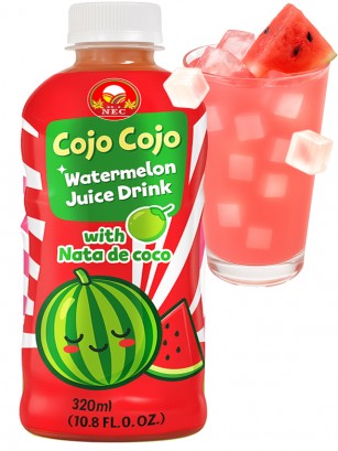 Bebida Cojo Cojo Mogu Sandía Toppings Jelly | + 30 Zumo | 320 ml.
