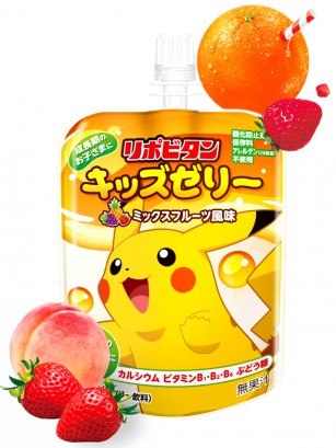 Jelly Drink de Mix de Frutas | Edición Limitada Pokemon | 6 Diseños Aleatorios 125 grs.