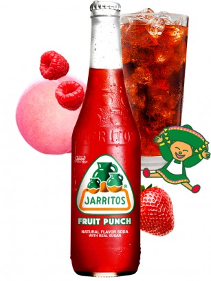 Refresco de Ponche de Frutas con Azúcar de Caña | Jarritos 370 ml | PURO MÉXICO! !
