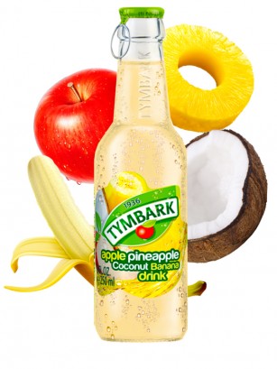 Bebida de Manzana, Piña, Coco y Plátano 250 ml.