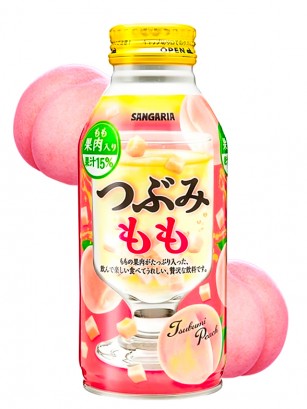 Bebida de Zumo de Melocotón Tsubumi Momo | Botella de Aluminio 380 grs.