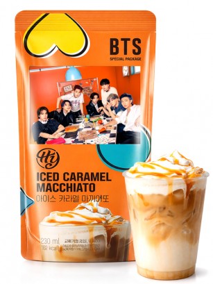 Café con Leche Coreano Sabor Caramelo | BTS Edition Pouch | 230 ml.