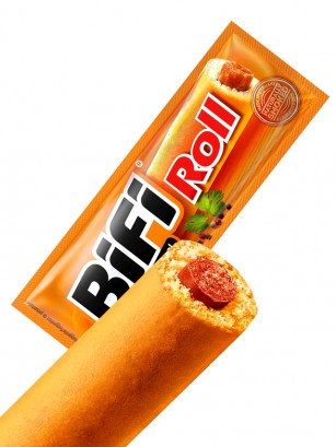 Salchicha de Salami enrollada en Hot Dog Bun | Bifi Roll 45 grs.