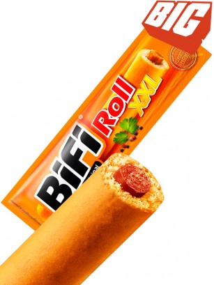 Salchicha de Salami enrollada en Hot Dog Bun | Bifi Roll XXL 70 grs.