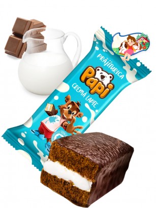 Pastelito con relleno de Crema de Leche | Osito Papi 35 grs.