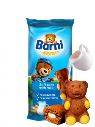 Bizcochito de Chocolate y Crema de Leche | Osito Barni 30 grs.