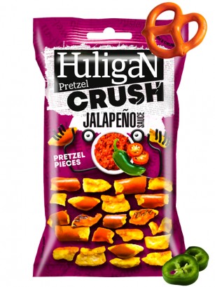Bocaditos Pretzel Sabor Salsa Jalapeño 65g.