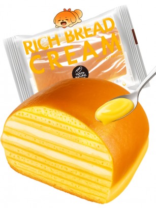 Bollo Brioche Mil Capas de Crema | Rich Bread 80g.