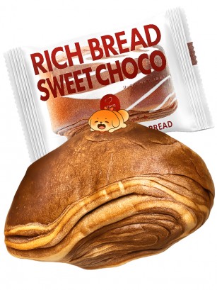 Bollo Brioche Mil Capas de Chocolate Dulce | Rich Bread 80g.