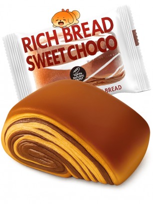 Bollo Tokyo Brioche Mil Capas de Chocolate Dulce | Rich Bread 80g.