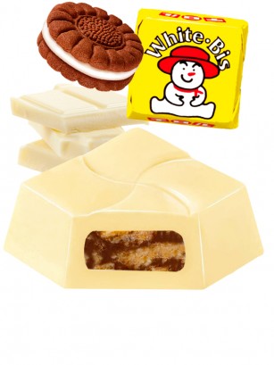 Bombón Japonés Mochi Choco Blanco & Biscuit Cacao | Tirol | Unidad