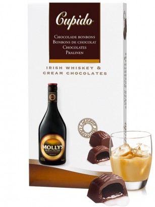Bombones de Chocolate Intenso Belga y Crema Irlandesa de Whisky | Cupido 150 grs.