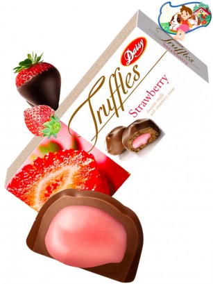 Bombones de Chocolate Intenso y Crema de Fresas 180 grs.