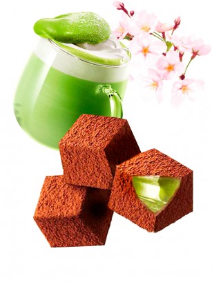 Bombón Meiji de Matcha y Cacao | MeltyKiss | Unidad