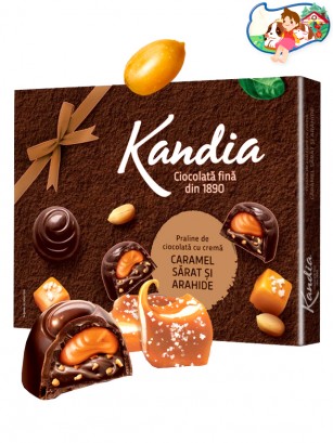 Bombones de Chocolate, Caramelo Salty y Cacahuete | Kandia | 14 Unidades