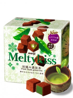 Bombones Meiji de Matcha y Cacao | MeltyKiss 56 grs.