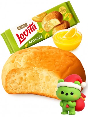 Cookies Soft Blondie Brownie de Limón | Roshen | Dairy Sweets 152g.