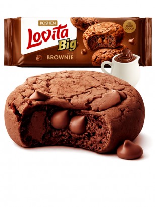 Cookies Softs Dark Brownie | Roshen 152g.