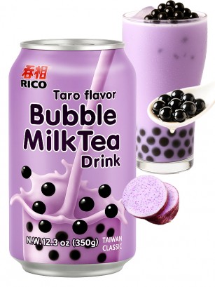 Bebida Bubble Milk Tea de Taro | 350 ml.