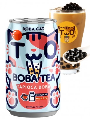 Bebida Bubble Milk Tea Classic | Boba Cat 315 ml.