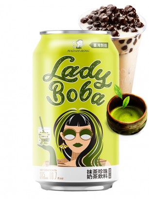 Bebida Bubble Tea de Matcha | Lady Boba 315 ml.